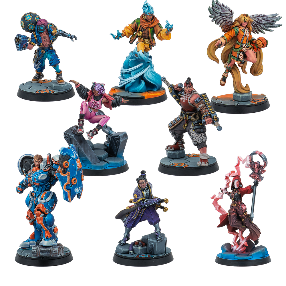 Infinity HexaDome Legends Core Box [AUGUST PRE-ORDER] [SPANISH] (ONLINE ORDER ONLY)