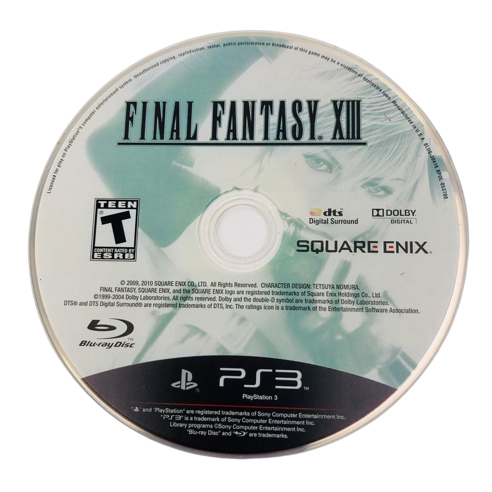 Final Fantasy XIII | PS3 | VG (ONLINE ORDER ONLY)