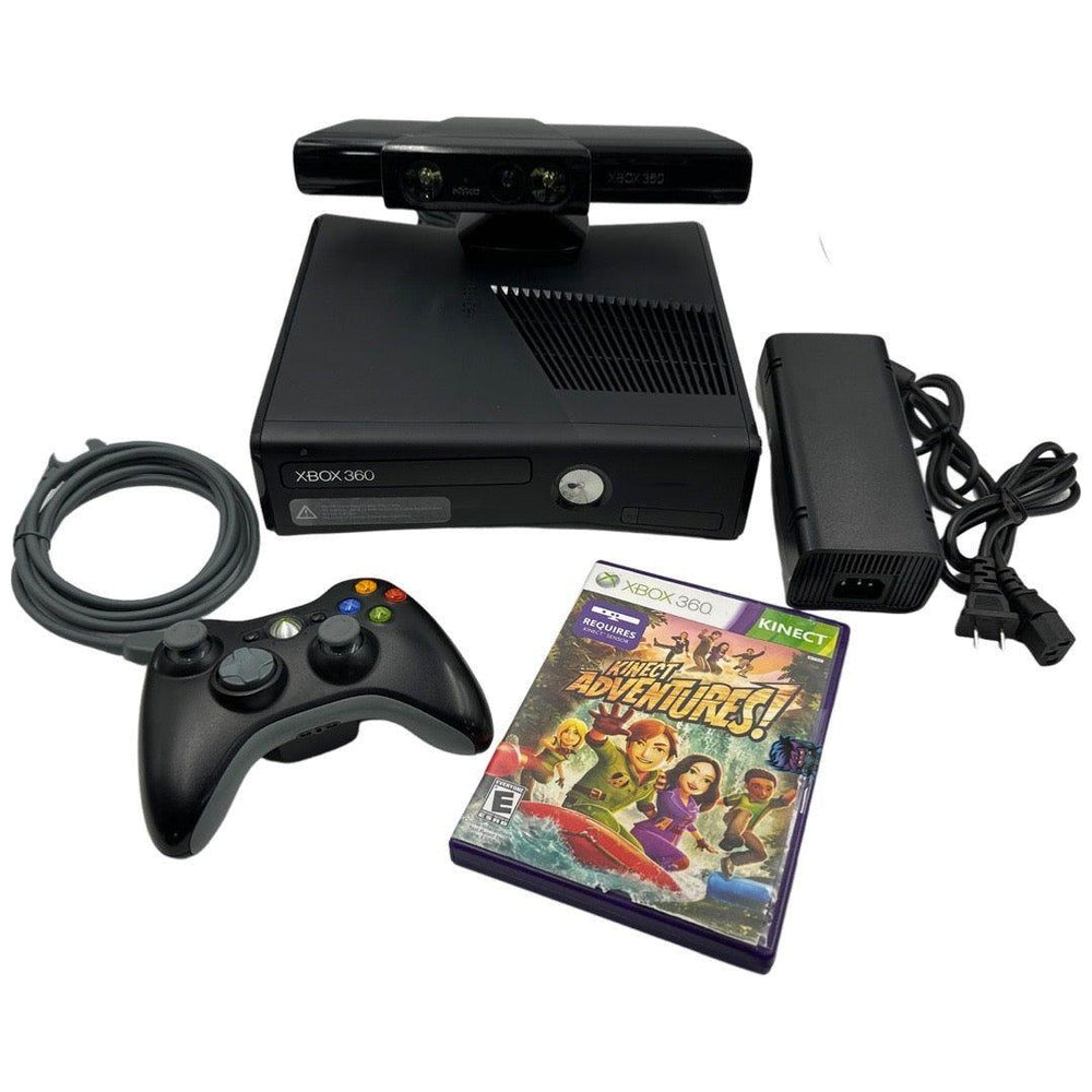 Xbox 360 Slim Console 4GB Kinect Bundle (REFURBISHED) (Online Order Only)