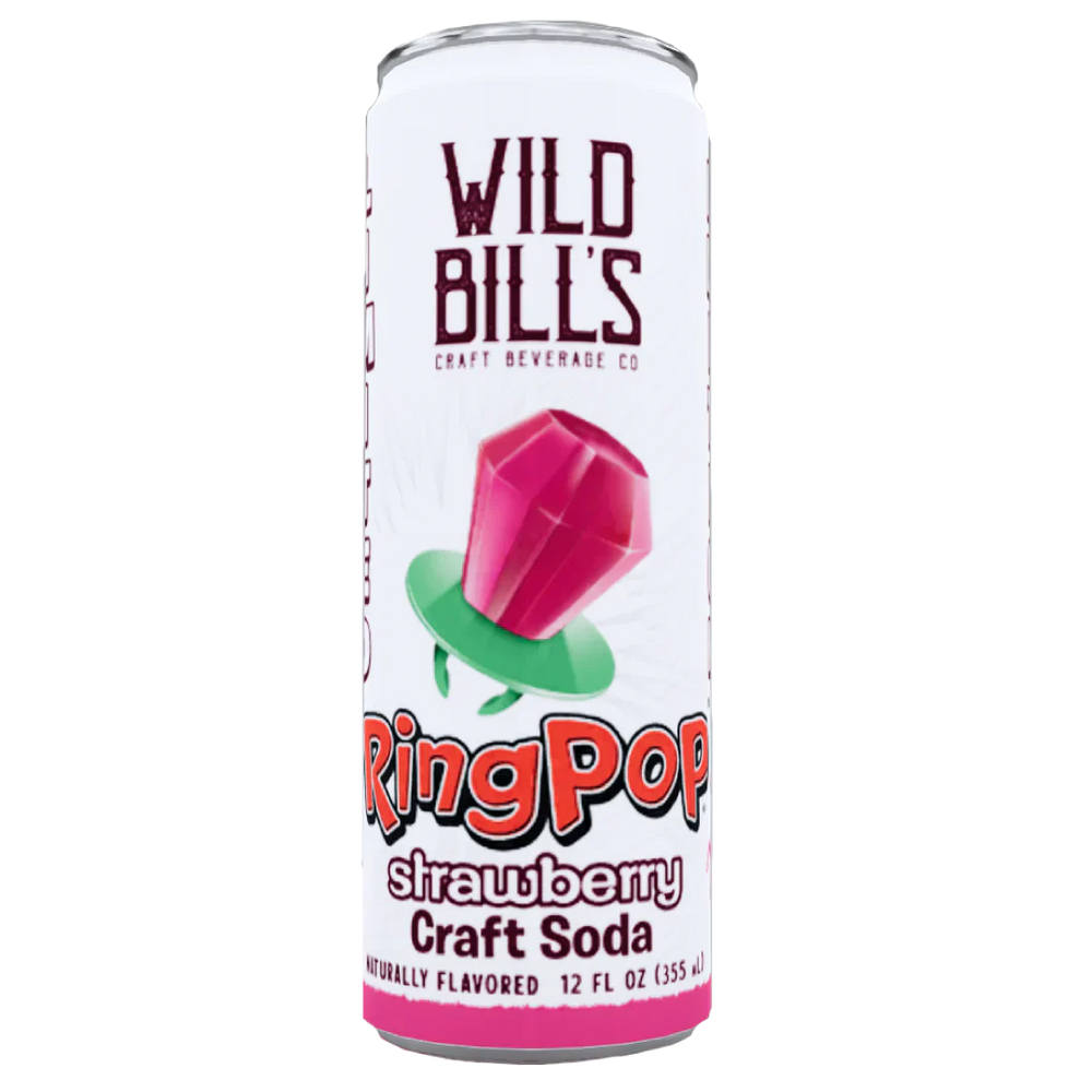 Wild Bill's Ringpop Strawberry Craft Soda (330ml) (ONLINE ORDER ONLY)