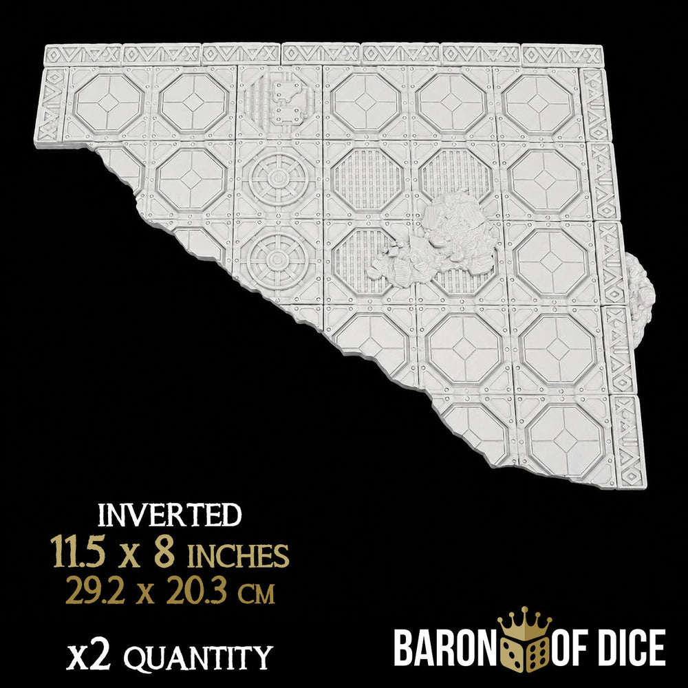 Stonevault Template Set | 11e Terrain Template Set | Shipping Excluded (ONLINE ORDER ONLY)