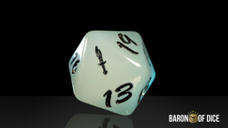 Oversized D20 Spindown | The Known World - Set of 6