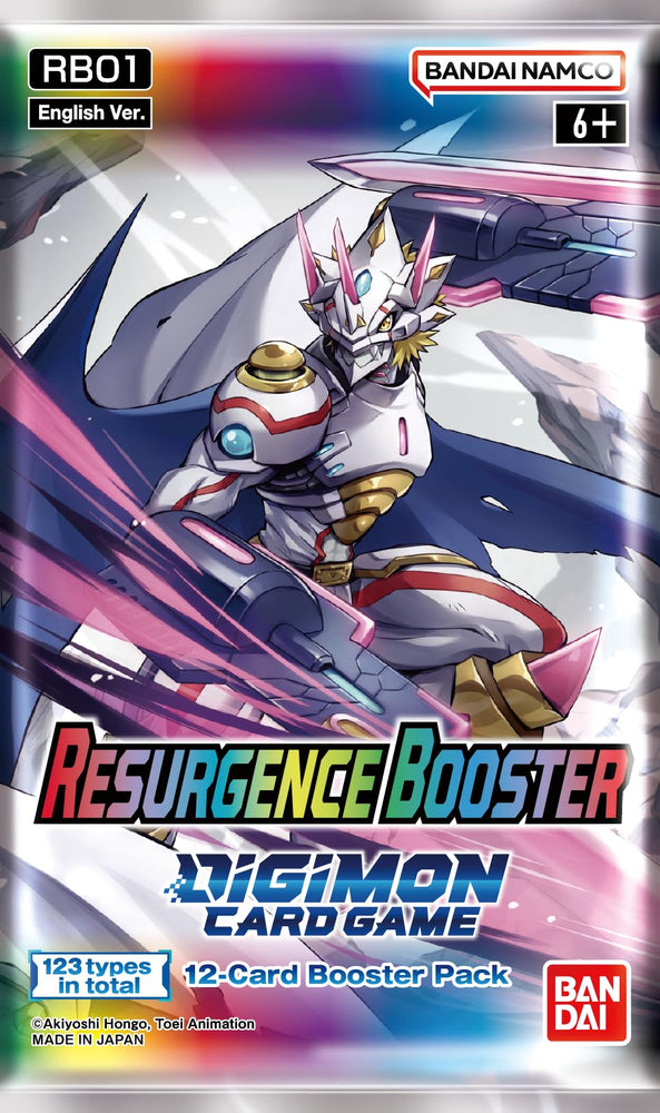 Resurgence Booster Pack | Digimon TCG | New (ONLINE ORDER ONLY)