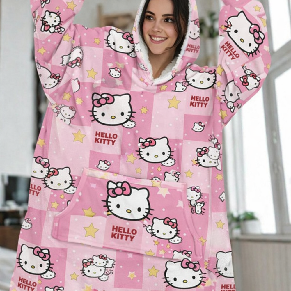 Hello Kitty Blanket Hoodie