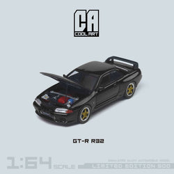 Cool ART Nissan Skyline GT-R R32 With Openable Hood 1:64 (ONLINE ORDER ONLY)