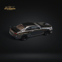 Street Weapon Skyline GT-R R34 V-SPEC-II Chrome 1:64