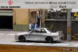 Focal Horizon Skyline R32 GT-R 3rd Gen Nismo S-Tune Silver Nismo Livery 1:64 (ONLINE ORDER ONLY)