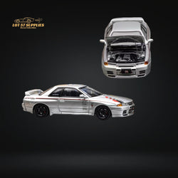 Focal Horizon Skyline R32 GT-R 3rd Gen Nismo S-Tune Silver Nismo Livery 1:64 (ONLINE ORDER ONLY)