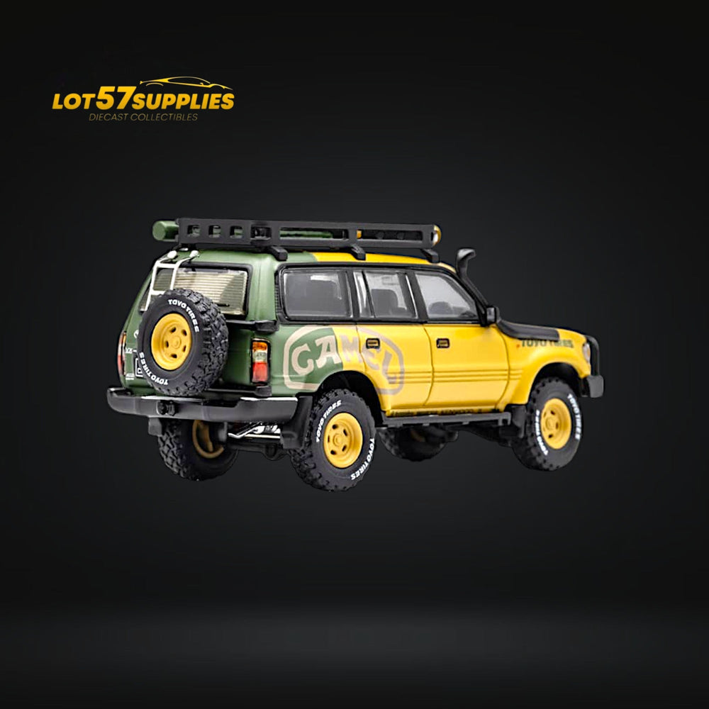 GCD Toyota Land Cruiser LC80 Camel Cup Version With Accessories 1:64 (ONLINE ORDER ONLY)