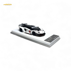 ScaleMini Lamborghini Aventador GT EVO LBWK LB-Silhouette Works in White Limited to 499 Pcs 1:64 Resin (ONLINE ORDER ONLY)