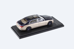 AR BOX 2021 Mercedes-Benz Maybach W223 Blue-Gold 2-Tone Licensed Product 1:64 (ONLINE ORDER ONLY)
