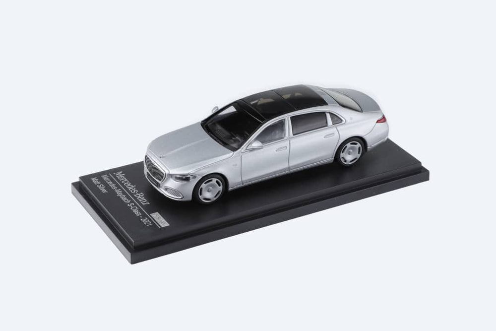 AR BOX 2021 Mercedes-Benz Maybach W223 Matte Silver Licensed Product 1:64 (ONLINE ORDER ONLY)