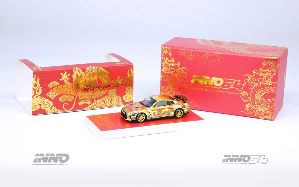 Inno64 Nissan Skyline GT-R R35 Year Of The Dragon Special Edition 2024 1:64 (ONLINE ORDER ONLY)