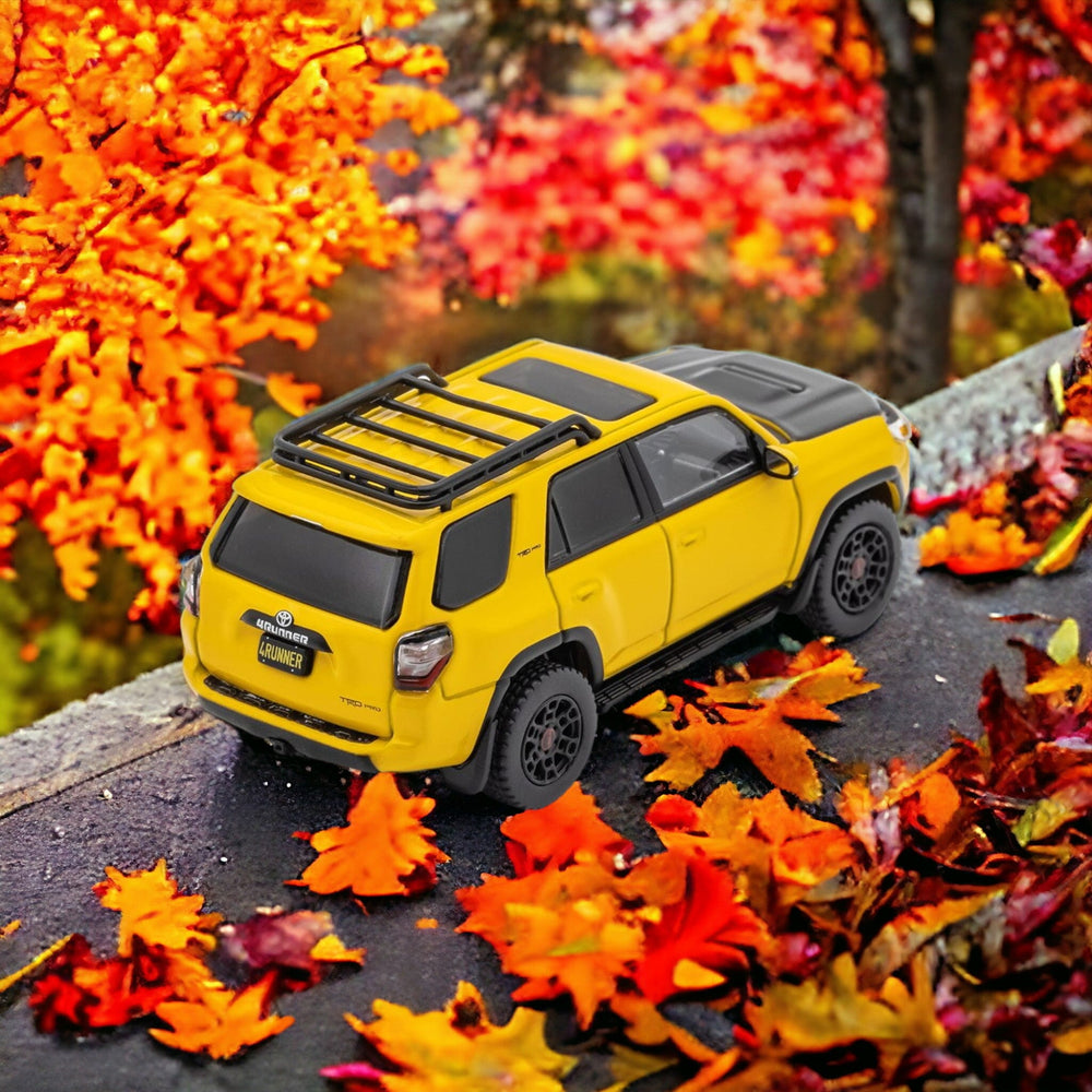 GCD Toyota 4 RUNNER SUV 4x4 OFF ROAD in Yellow 1:64 (ONLINE ORDER ONLY)