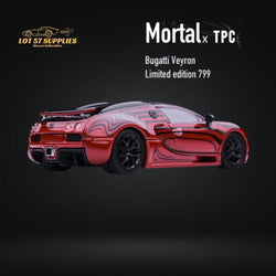 Mortal Bugatti Veyron in Red Advan Ceramic Livery Limited to 799 Pcs 1:64 (ONLINE ORDER ONLY)