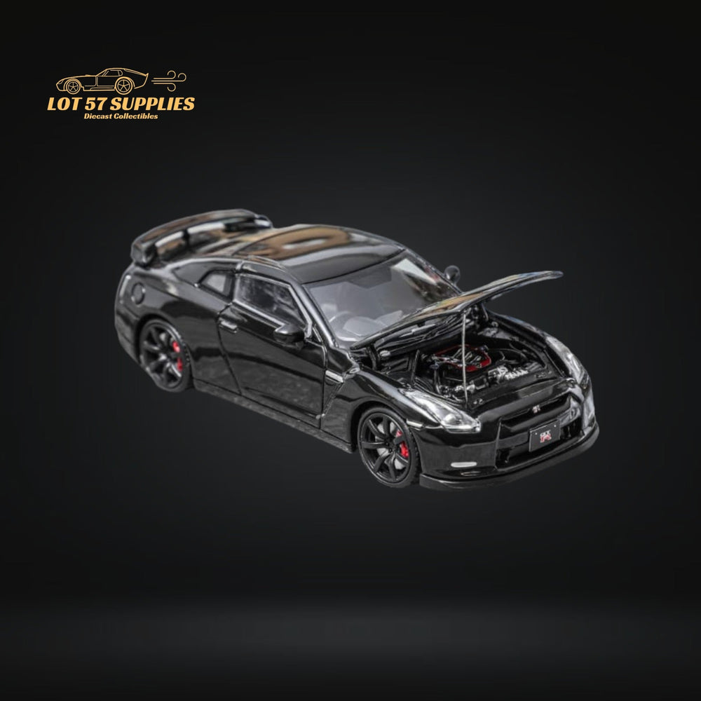 Focal Horizon Skyline GT-R R35 Black With Openable Hood 1:64 (ONLINE ORDER ONLY)