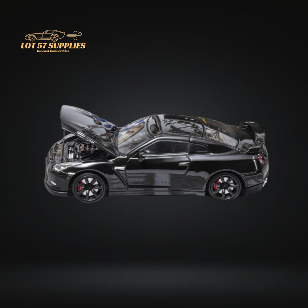 Focal Horizon Skyline GT-R R35 Black With Openable Hood 1:64 (ONLINE ORDER ONLY)