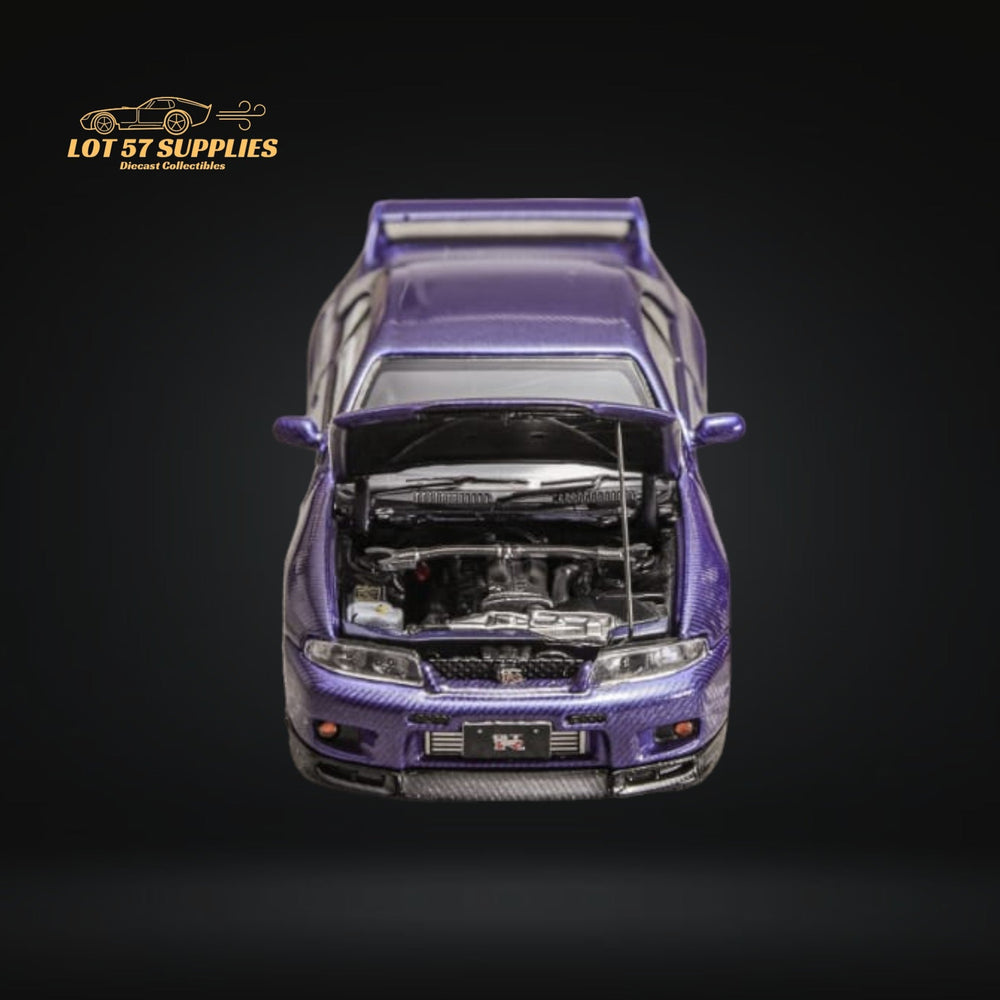 Focal Horizon Skyline GT-R R33 GT-R 4th Gen BCNR33 Full Carbon Purple 1:64 (ONLINE ORDER ONLY)