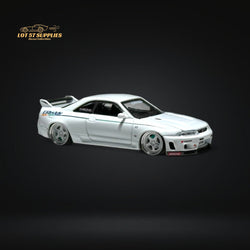 CUSTOM KAIDO Nissan Skyline GT-R R33 GREDDY V1 in White 1:64 KHMG113 (ONLINE ORDER ONLY)