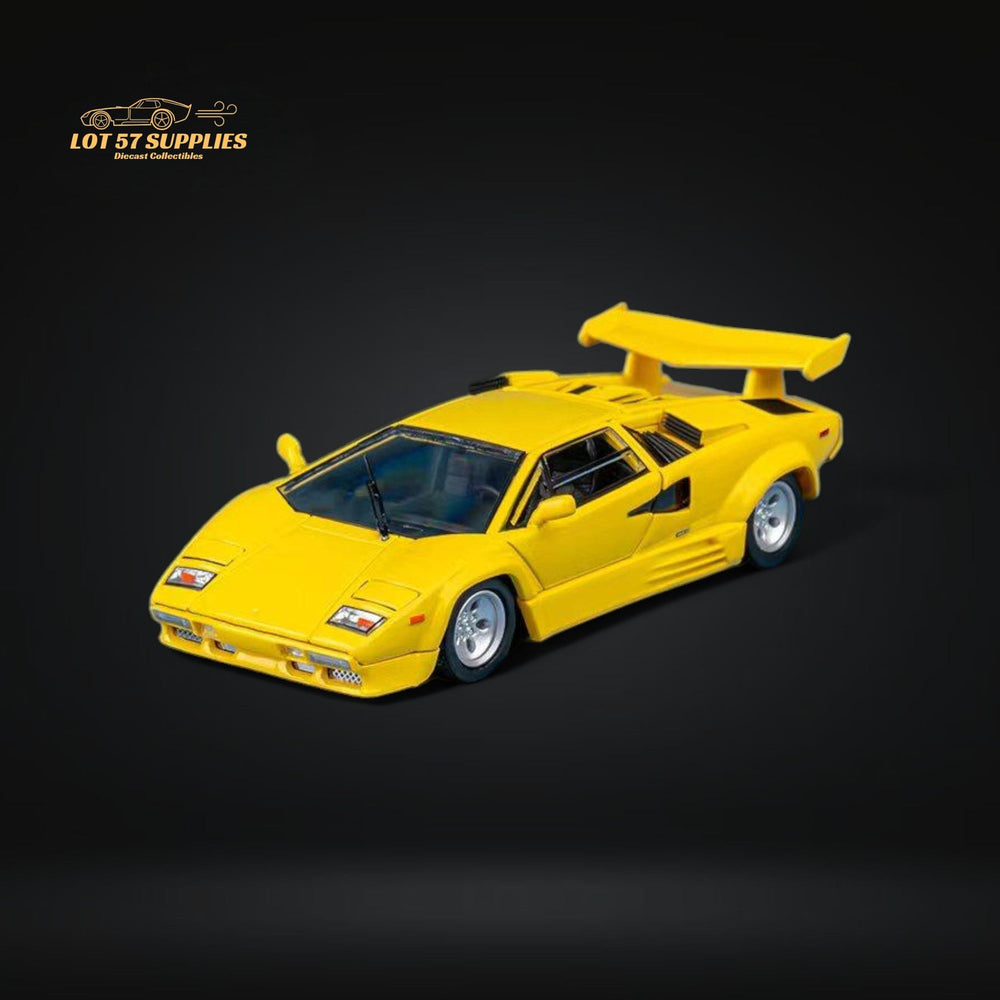 FindClassically Lamborghini Countach LP5000 QV yellow 1:64 (ONLINE ORDER ONLY)