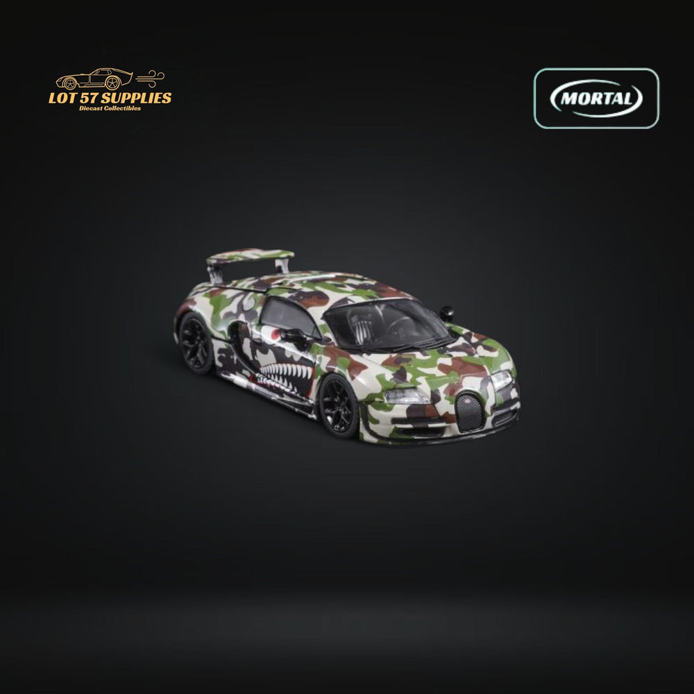 Mortal Veyron in Camouflage Livery Diecast 1:64 (ONLINE ORDER ONLY)