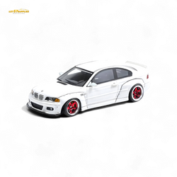 FLAME BMW M3 E46 Widebody Pandem in Pearlescent White Resin 1:64 (ONLINE ORDER ONLY)