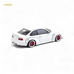 FLAME BMW M3 E46 Widebody Pandem in Pearlescent White Resin 1:64 (ONLINE ORDER ONLY)