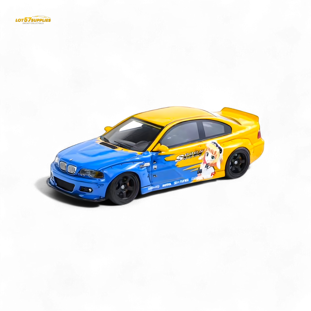 FLAME BMW M3 E46 Widebody Pandem in Spoon Sports Resin 1:64 (ONLINE ORDER ONLY)