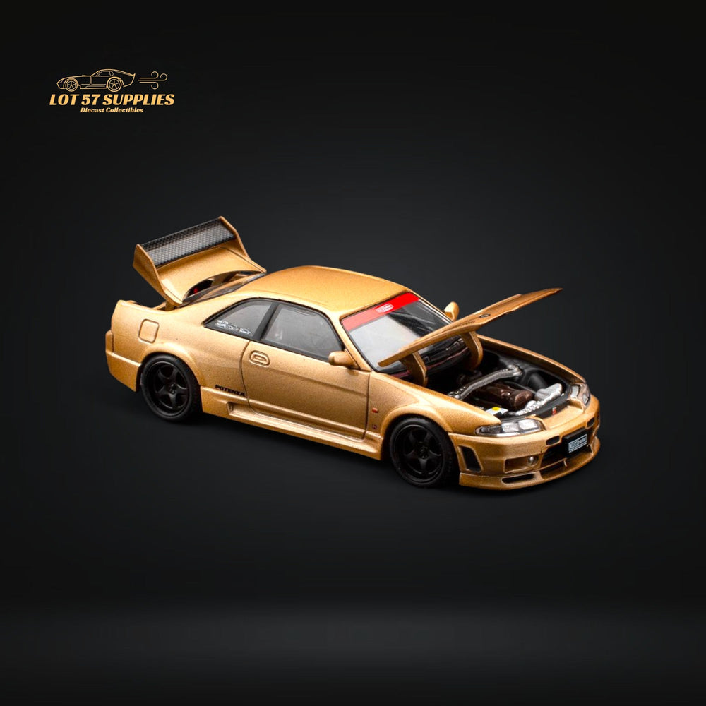 (Pre-Order) Pop Race Nissan Skyline GT-R R33 Top Secret Gold PR640150 1:64 (ONLINE ORDER ONLY)