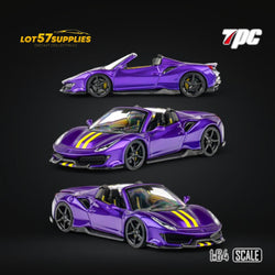 TPC Novitec 488 Roadster Deep Purple 1:64 (ONLINE ORDER ONLY)