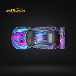 (Pre-Order) DCM Porsche 911 GT3 R in Modern Chameleon livery 1:64 (ONLINE ORDER ONLY)