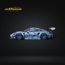 (Pre-Order) DCM Porsche 911 GT3 R in Green Ocean livery 1:64 (ONLINE ORDER ONLY)