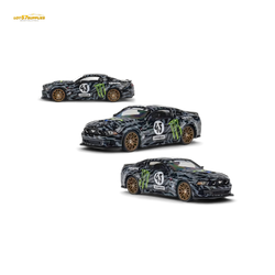 GDO Hunter x DCM 2014 Ford Mustang GT 5.0 Monster Livery 1:64 (ONLINE ORDER ONLY)