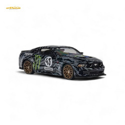 GDO Hunter x DCM 2014 Ford Mustang GT 5.0 Monster Livery 1:64 (ONLINE ORDER ONLY)