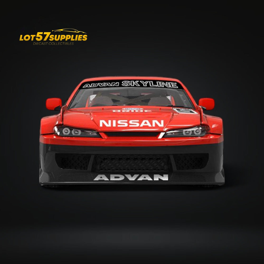 (Pre-Order) SUPCAR Silvia S15 Advan LBWK Livery w/ Container 1:64 (ONLINE ORDER ONLY)