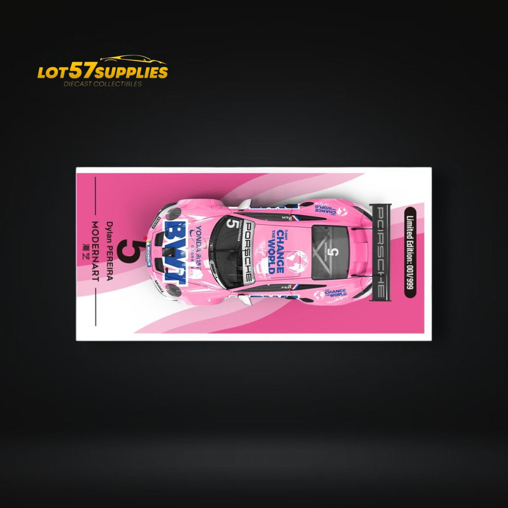 ModernArt Porsche 911 GT3 Cup-Yonda BWT Pink livery ordinary 1:64 (ONLINE ORDER ONLY)