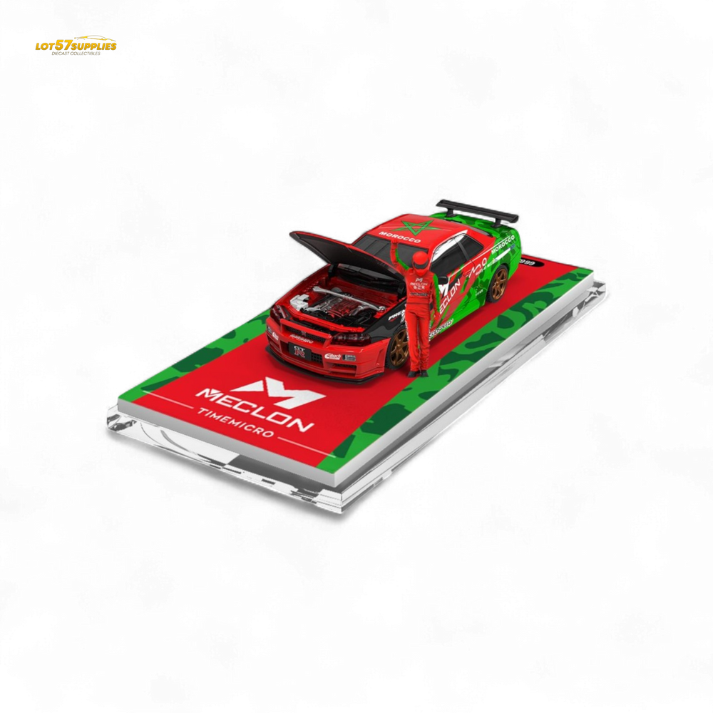 TimeMicro & MECLON GT-R R34 MECLON Figure Version 1:64 (ONLINE ORDER ONLY)