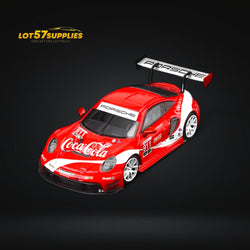 (Pre-Order) STAR RACE Porsche 911 GT3 Coca Cola Livery Ordinary 1:64 (ONLINE ORDER ONLY)