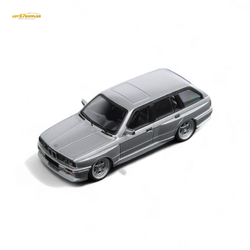 Mortal BMW E30 Touring Wagon in Argent Grey w/ Openable Hood 1:64 (ONLINE ORDER ONLY)