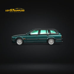 Mortal BMW E30 Touring Wagon in Pearl Green w/ Openable Hood 1:64 (ONLINE ORDER ONLY)