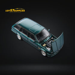 Mortal BMW E30 Touring Wagon in Pearl Green w/ Openable Hood 1:64 (ONLINE ORDER ONLY)