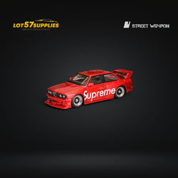 Street Weapon BMW E30 in SUP Red Livery 1:64 (ONLINE ORDER ONLY)