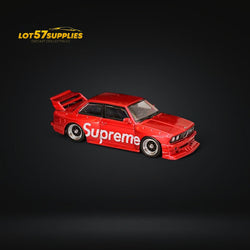 Street Weapon BMW E30 in SUP Red Livery 1:64 (ONLINE ORDER ONLY)