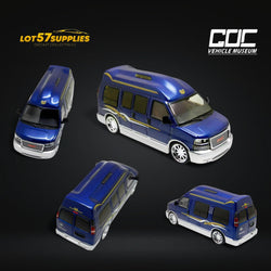 GOC GMC Savana Blue Silver Edition 1:64 - Limited to 500 Pcs (ONLINE ORDER ONLY)