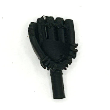 Black Baseball Glove (Left Hand) for Minifig [3D Printed] (ONLINE ORDER ONLY)