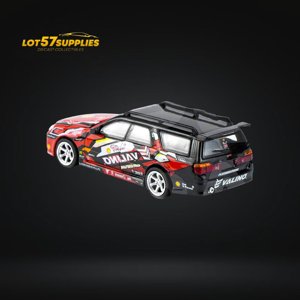 Pop Race Nissan Stagea R34 Shell Valino Pluto Mok DRIFTAGEA 34 PR640038 1:64 (ONLINE ORDER ONLY)
