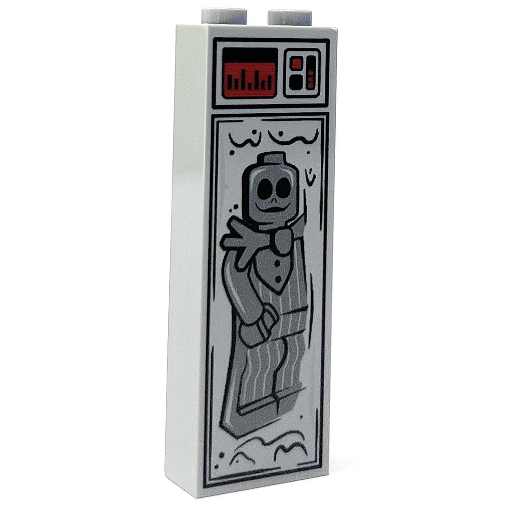 Bone Daddy (Halloween) in Carbonite (1x2x5 Brick) made using LEGO parts - B3 Customs