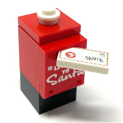 Letter to Santa Mailbox and Envelope made using LEGO parts - B3 Customs (Online Order Only)