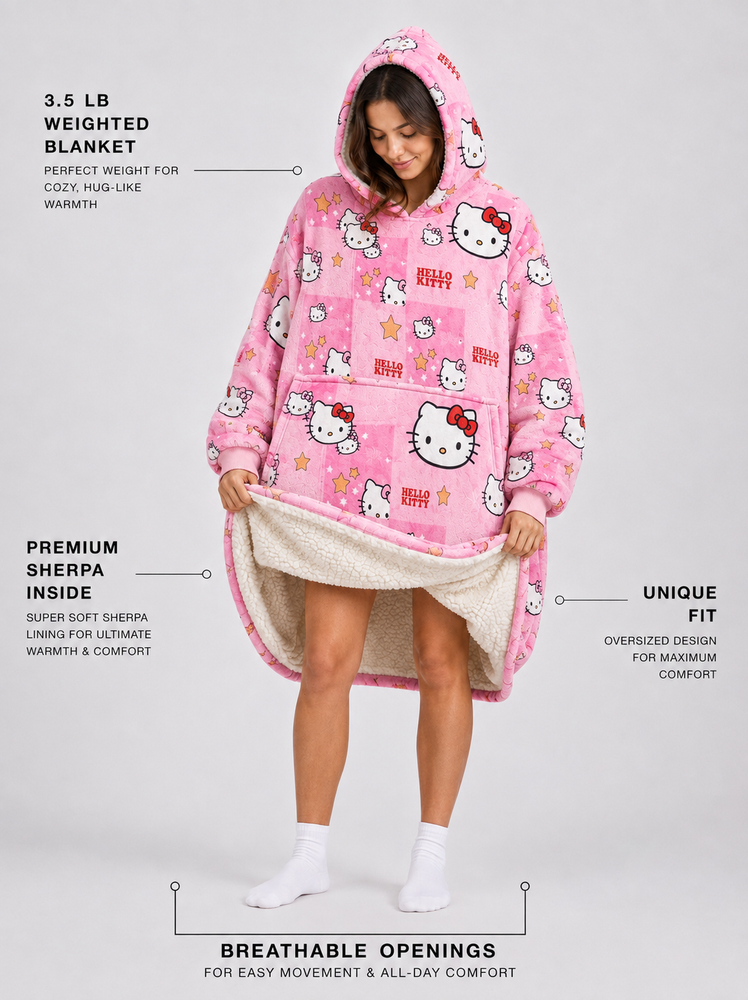 Hello Kitty Blanket Hoodie