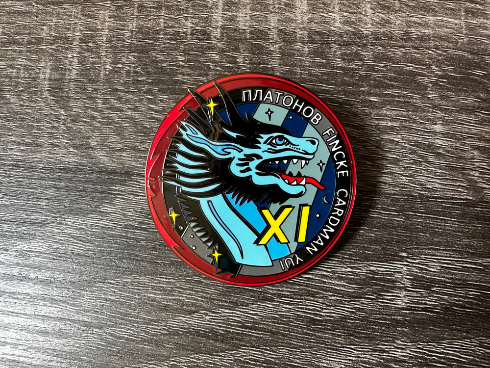 NASA Crew-11 USCV-11 Mission Patch Hard Enamel Pin (ONLINE ORDER ONLY)